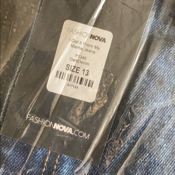 Fashion Nova Jeans - Dark Wash - Picture 7 of 10